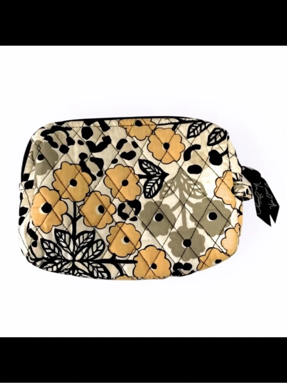 Vera Bradley Quilted Floral & Animal Print Cosmetic Bag